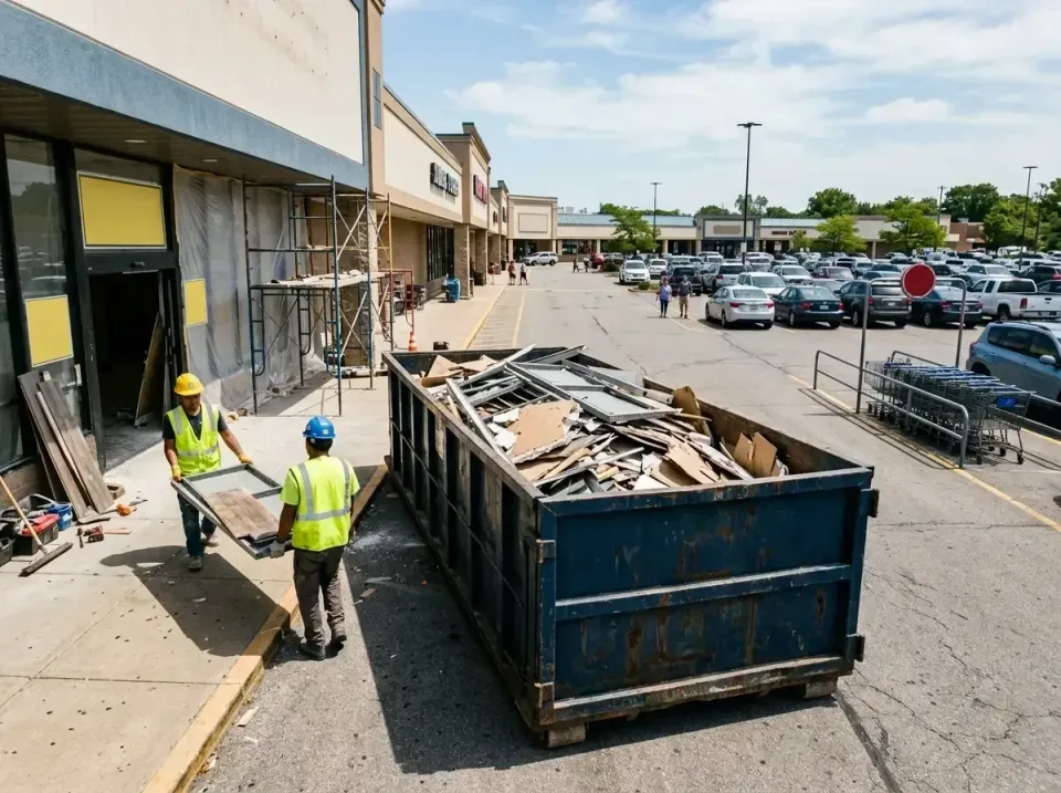 retail-store-renovation-debris-003 — frequently asked questions, Roll-off Dumpster Rentals in Belleville, IL
